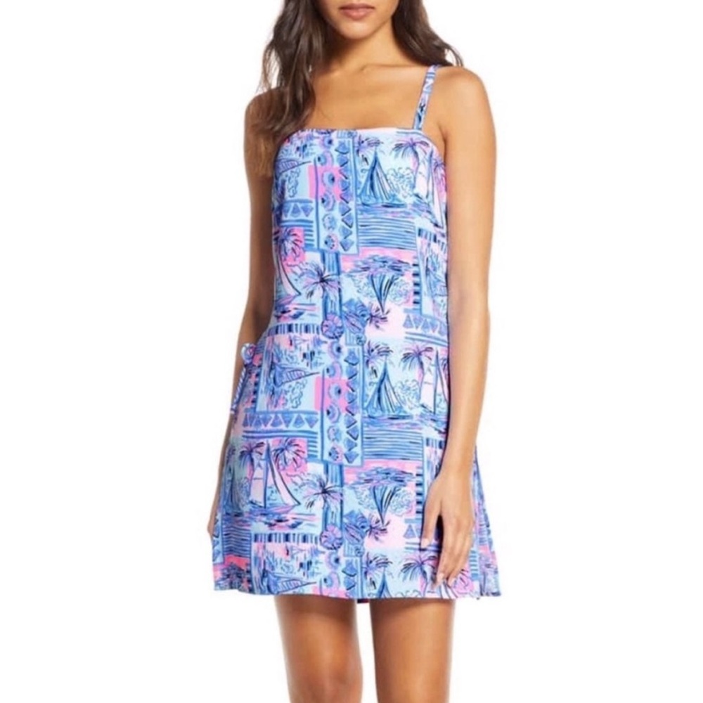 Lilly Pulitzer Yeah Buoy Sahar Skirted Romper Size 2